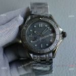 Copy Omega Black Venom Watch 42mm Seamaster Black Black Watch